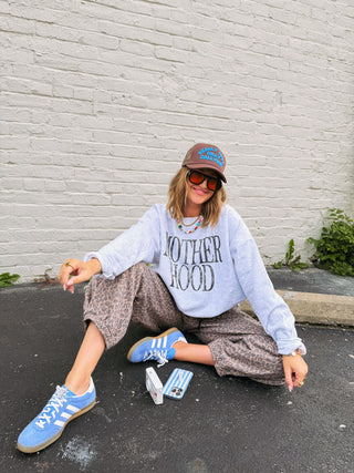 ETTA OG | motherhood sweatshirt - ash / black