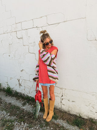 cleo stripe cardigan