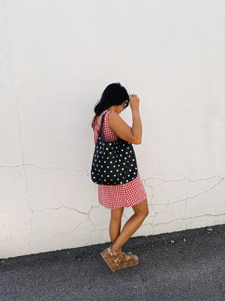 heading south gingham dress