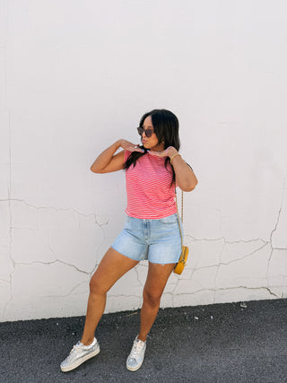 home run stripe tee