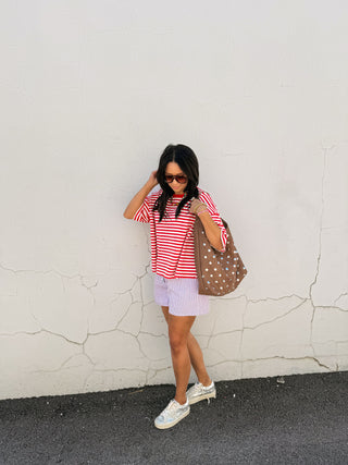 freedom rings stripe tee