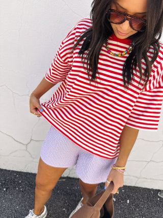 freedom rings stripe tee
