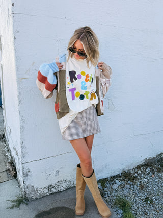 palomino plaid mini skort