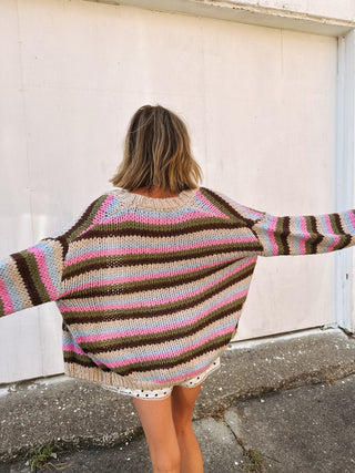 cleo stripe cardigan