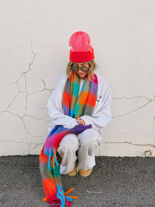 chasing rainbows scarf