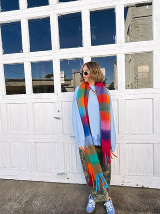chasing rainbows scarf