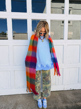 chasing rainbows scarf