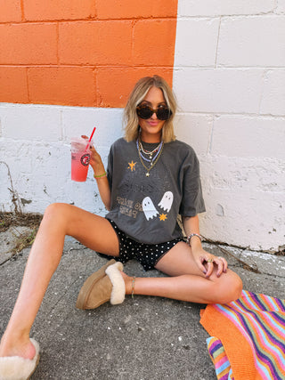 ETTA OG | ghost season graphic tee - charcoal