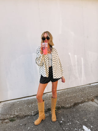 jessie polka dot jacket
