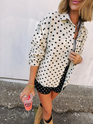 jessie polka dot jacket