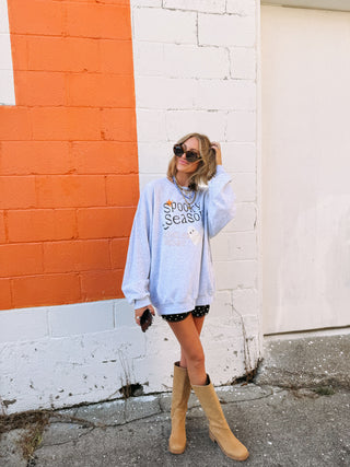 ETTA OG | ghost season sweatshirt - ash