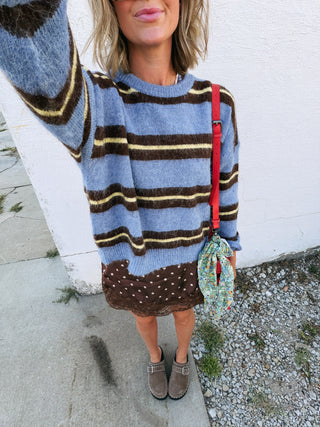 oak ridge stripe sweater