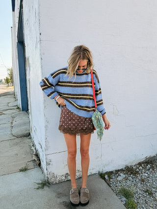 oak ridge stripe sweater