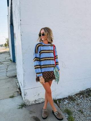 oak ridge stripe sweater