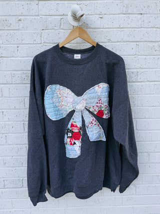 ETTA OG | quilted bow sweatshirt #1