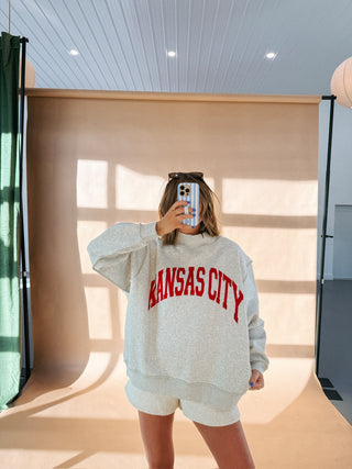 reversible kansas city / KC mock neck