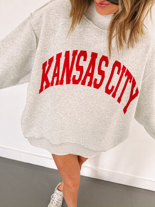 reversible kansas city / KC mock neck