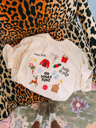 ETTA OG | oh what fun! tee - ivory