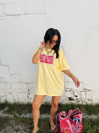 ETTA OG | howdy graphic tee - butter yellow