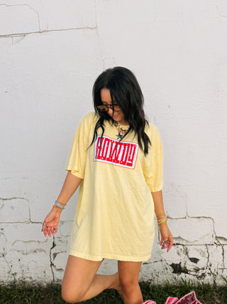 ETTA OG | howdy graphic tee - butter yellow