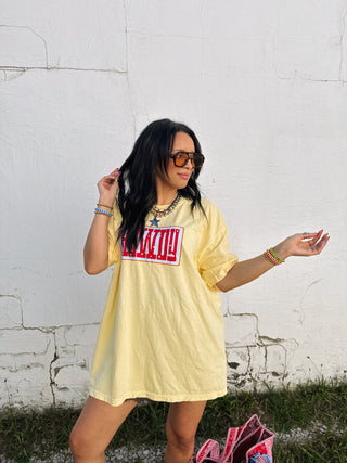 ETTA OG | howdy graphic tee - butter yellow