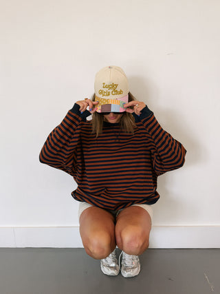 morrison oversized stripe top