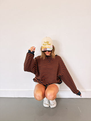 morrison oversized stripe top