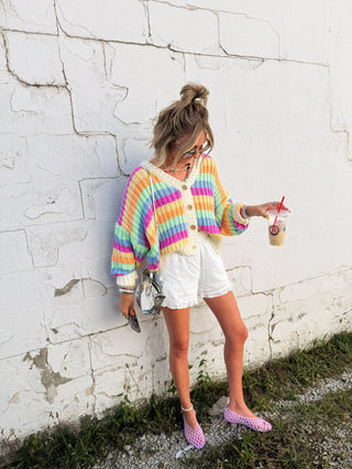 setting sun cardigan