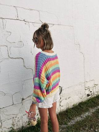 setting sun cardigan
