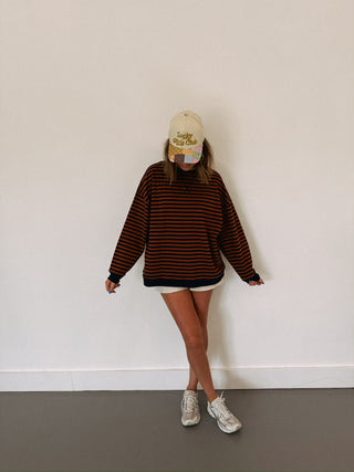 morrison oversized stripe top