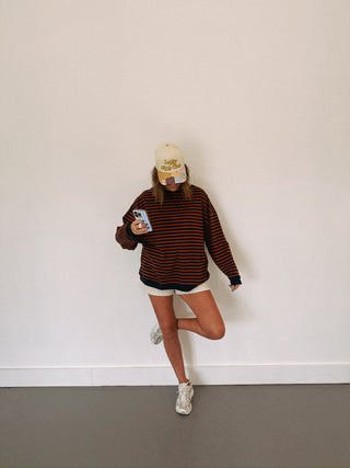 morrison oversized stripe top