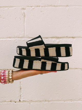 olivia stripe platform