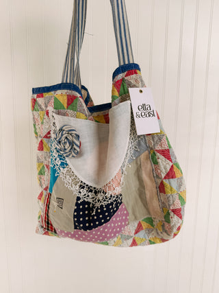 HANDMADE | colorful tote bag #1