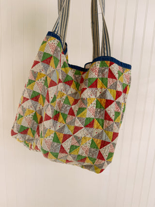 HANDMADE | colorful tote bag #1