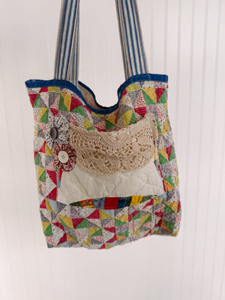HANDMADE | colorful tote bag #2