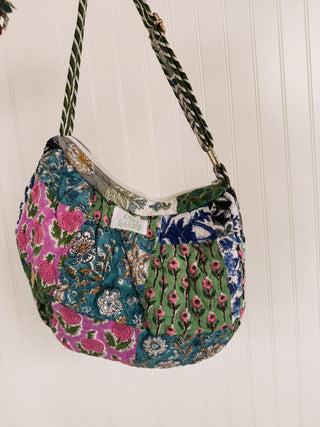 ETTA OG | quilted crossbody bag - huckleberry