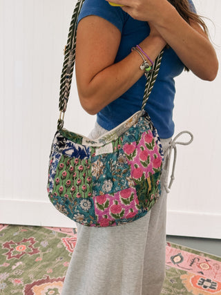 ETTA OG | quilted crossbody bag - huckleberry