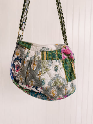 ETTA OG | quilted crossbody bag - huckleberry