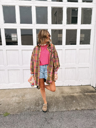 give me love striped tee