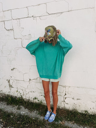 movement mock neck - green