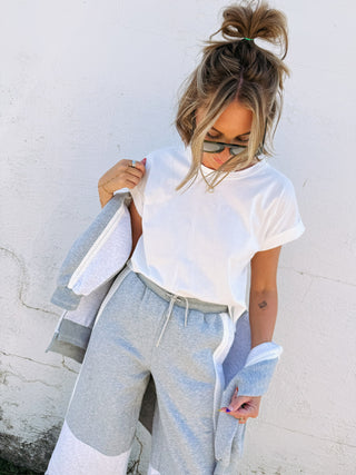 off the cuff tee - white