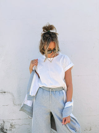 off the cuff tee - white