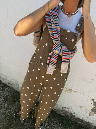 odessa polka dot overalls