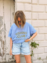 denim blue tee