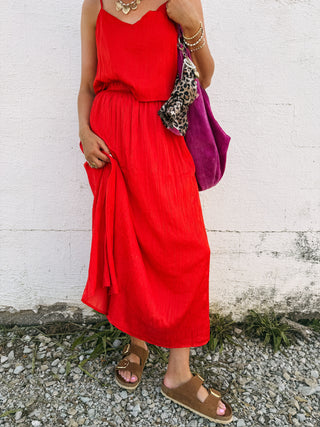 z supply | nicoline crinkle midi skirt