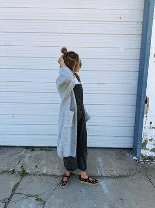 odessa washed overalls - black