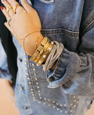 beljoy | triple stack bracelet - silver